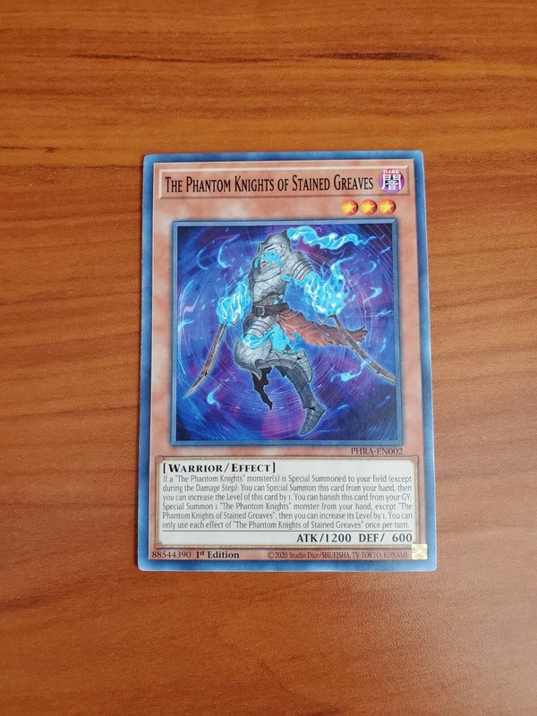 The Phantom Knights of Stained Greaves – Yugioh Phantom Rage 1st Ed – PHRA-EN002