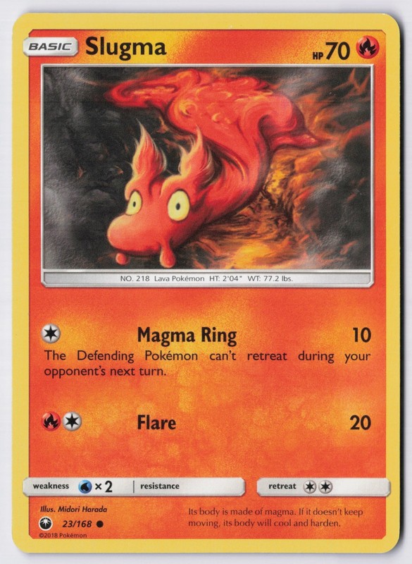 Slugma 23/168 Normal SM – Celestial Storm Common