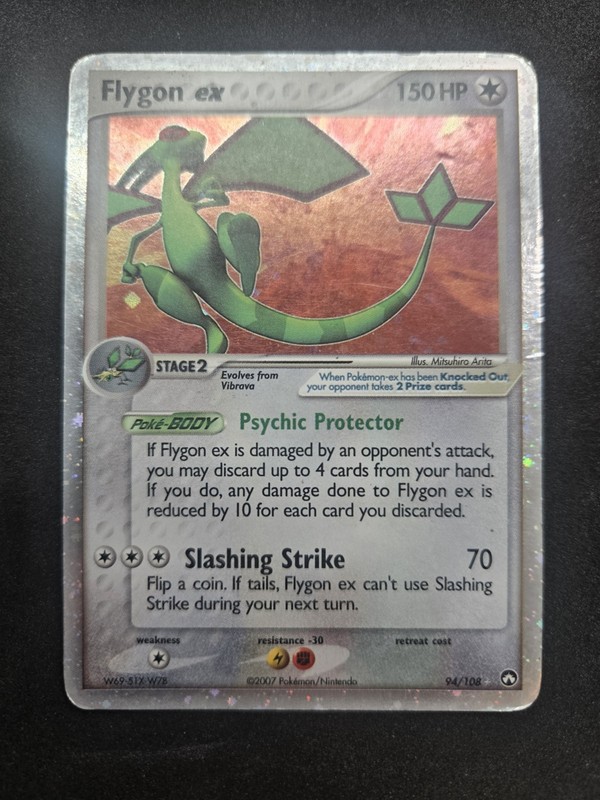 Pokemon TCG EX Power Keepers Flygon EX Holo Card 94/108 HP