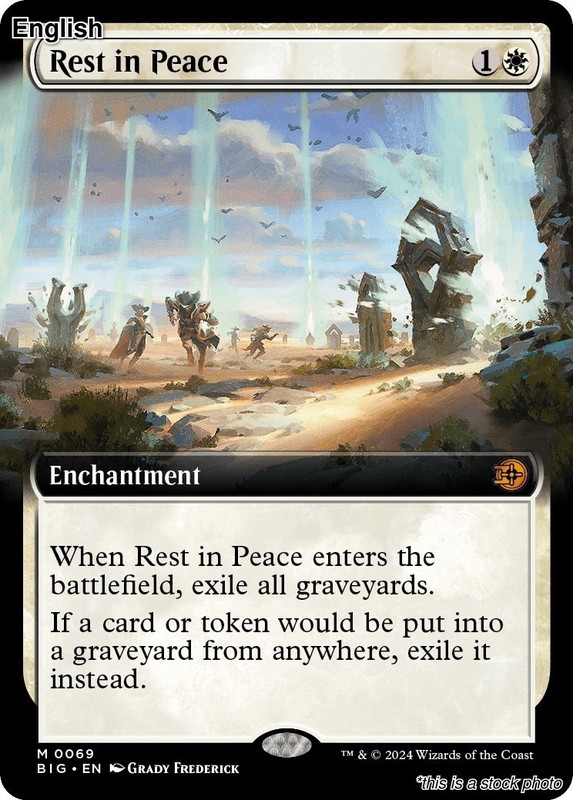Rest in Peace (Extended Art) EN [BIG – 69] – NM TCG MTG