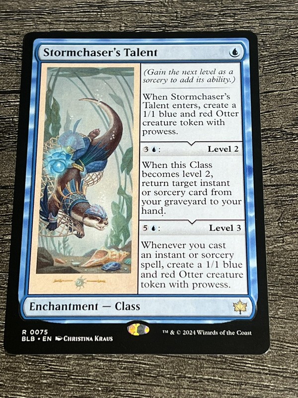 Stormchaser’s Talent MTG Bloomburrow BLB MTG NM English