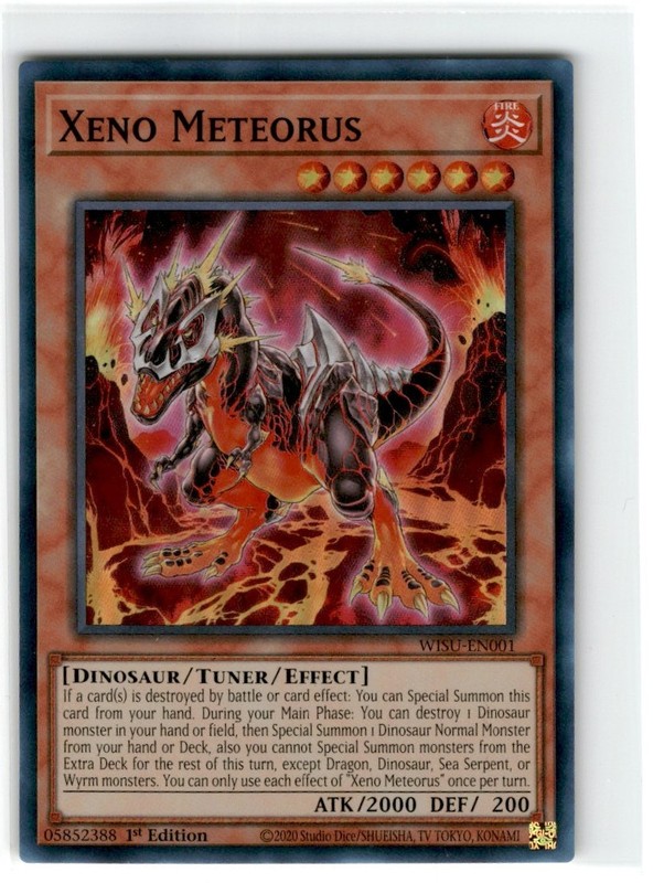 Yu-Gi-Oh! Xeno Meteorus 1st Edition WISU-EN001 Lightly Played Super Rare