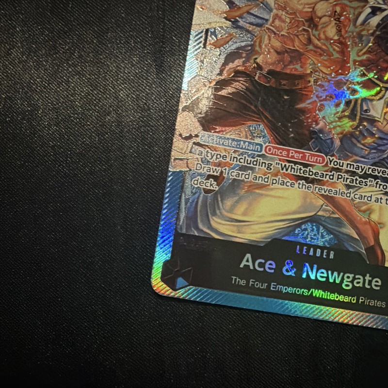 Bandai One Piece Card Game Ace & Newgate ST22-001 English Special Foil 5000 gallery