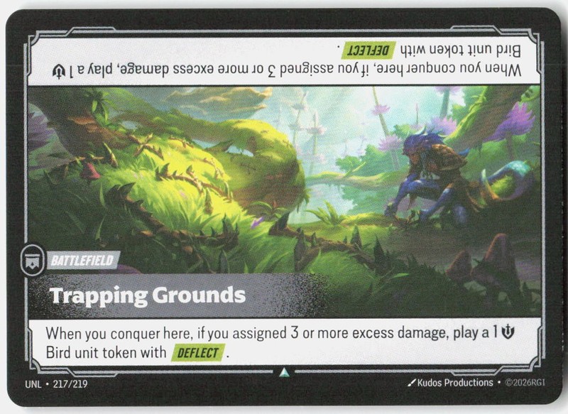 Trapping Grounds 217/219 Unleashed Riftbound League of Legends