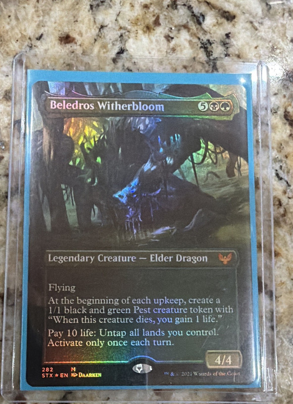 Beledros Witherbloom 282 Strixhaven Mythic Foil Legendary Elder Dragon BG