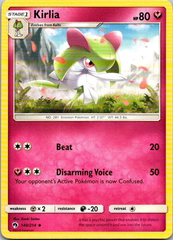 Kirlia Uncommon SM – Lost Thunder 140/214 NM