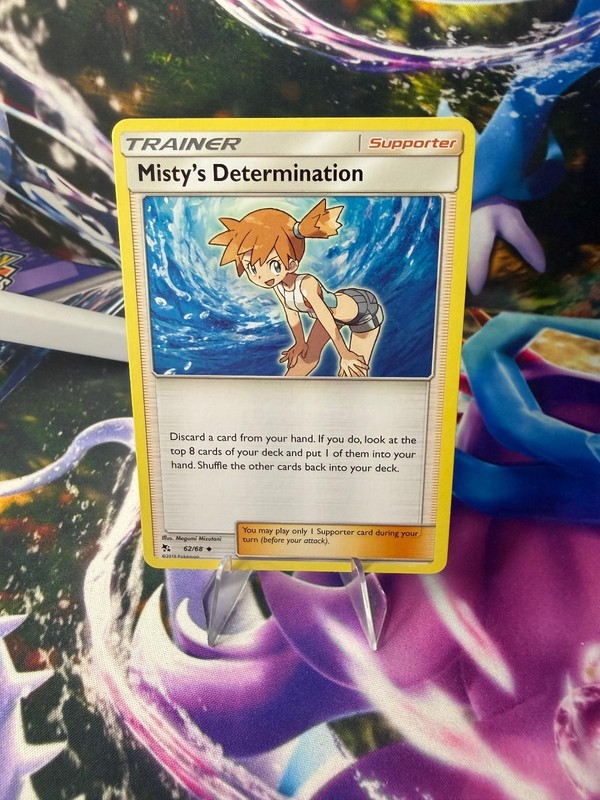 MISTY’S DETERMINATION 62/68 HIDDEN FATES Uncommon Pokemon