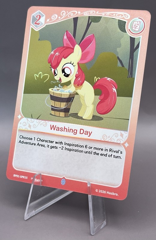 BP01-SPR15 Washing Day – My Little Pony TCG Fantasy Wonderland Kayou NM
