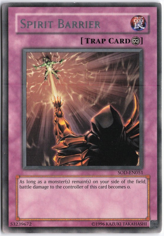 Yugioh – Spirit Barrier SOD-EN051 Unlimited – Soul of the Duelist
