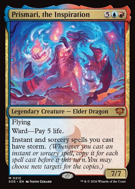 MTG Prismari, the Inspiration (212/444) Secrets of Strixhaven LP