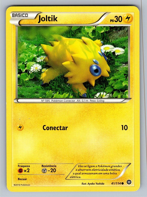 Joltik 41/114 Common Steam Siege Pokemon Lightly Played