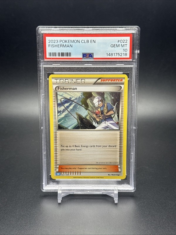 2023 Pokemon CLB Classic Collection PSA 10 Fisherman Low Pop 24