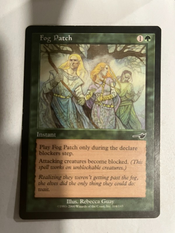 Fog Patch – Nemesis – Magic the Gathering MTG Nice!