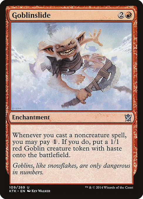 Goblinslide NonFoil Khans of Tarkir 109 NM MTG