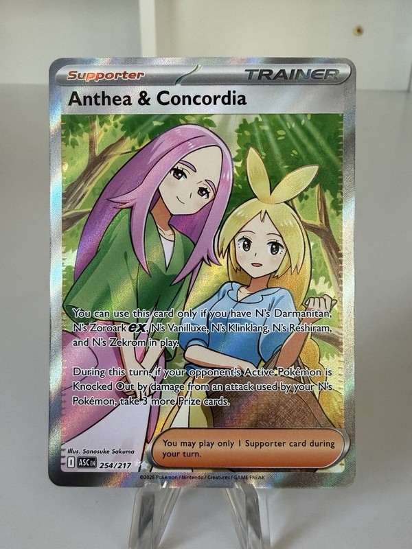 Anthea and Concordia 254/217 Ascended Heroes Pokemon TCG Full Art Trainer