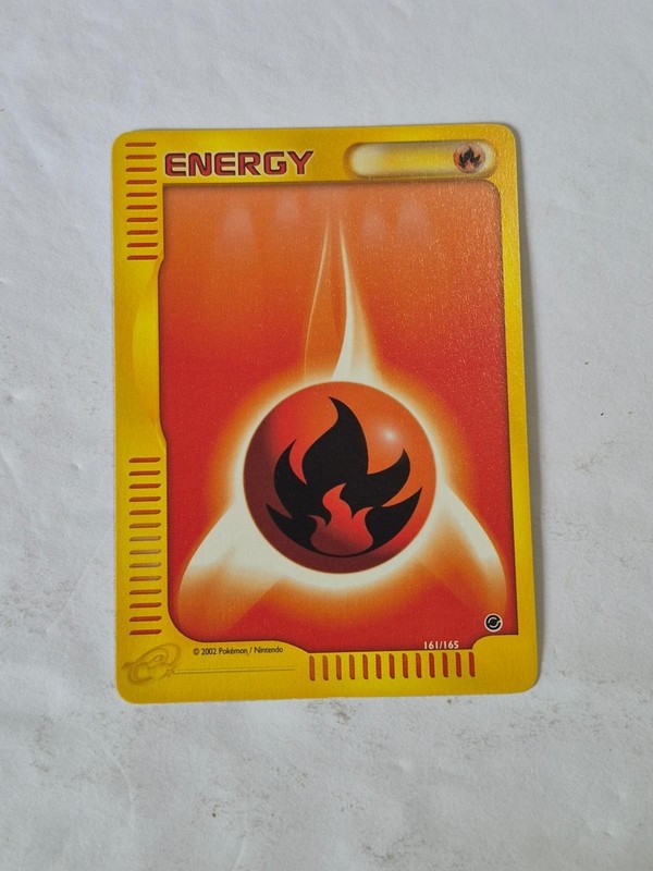 Fire Energy 161/165 Expedition Base Set Pokemon Near Mint