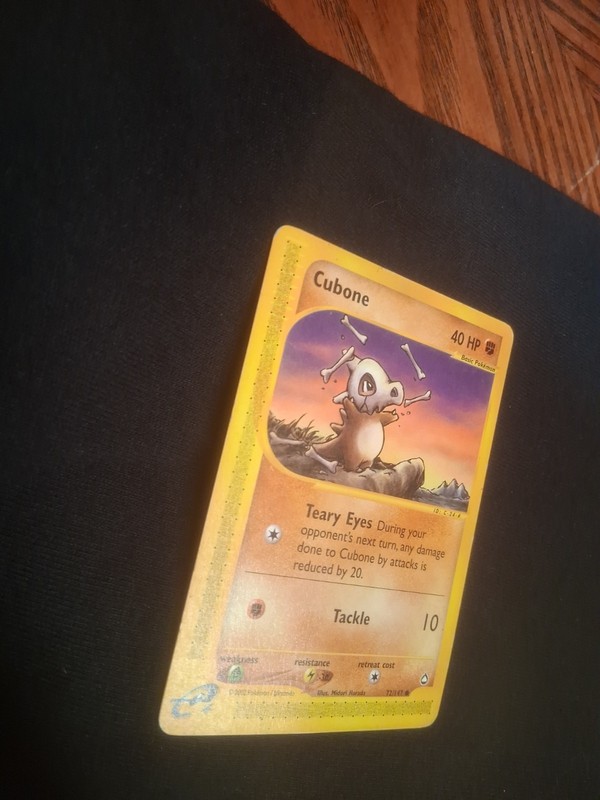 Cubone - Aquapolis 72/147 2002 - E Reader - Pokémon TCG - WOTC - NM gallery