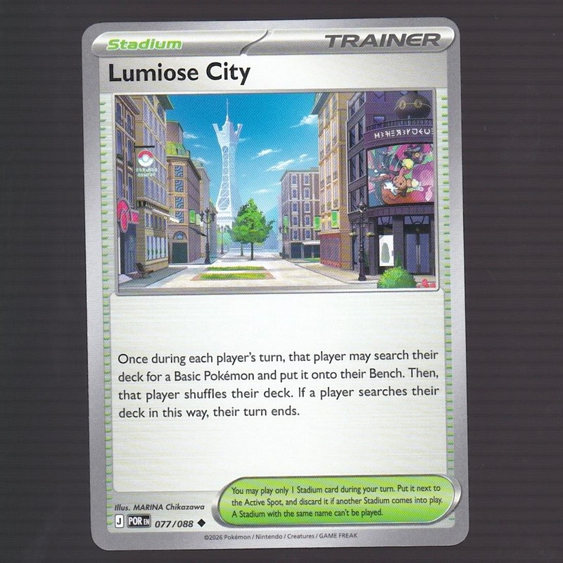 Lumiose City 077/088 Uncommon Perfect Order Pokemon Near Mint