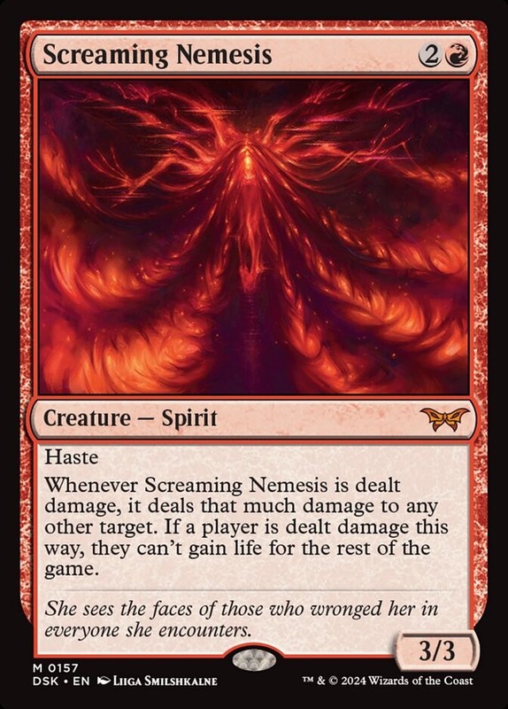 MTG Screaming Nemesis (157/501) Duskmourn House of Horror NM