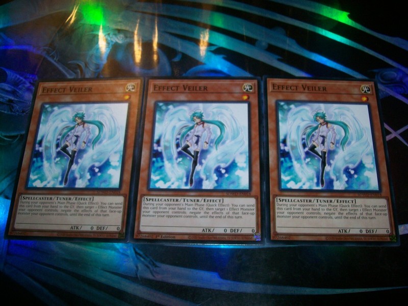 3x Effect Veiler 1st Edition Common SDWD-EN018 Yu-Gi-Oh!