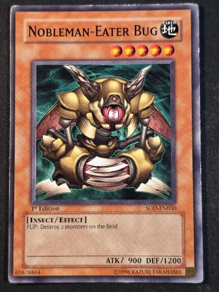 Nobleman-Eater Bug SOD-EN030 Soul of the Duelist Common LP Yu-Gi-Oh
