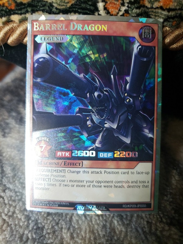 Custom Yugioh Card Rush Duel English Barrel Dragon Legend Keith Uncensored Guns