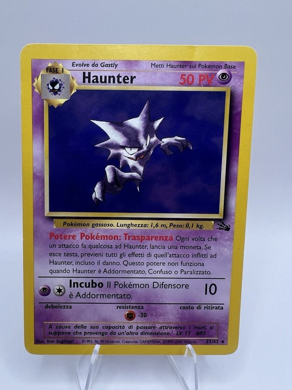 ITALIAN Haunter 21/62 Fossil Regular – 1999-2000 Copyright