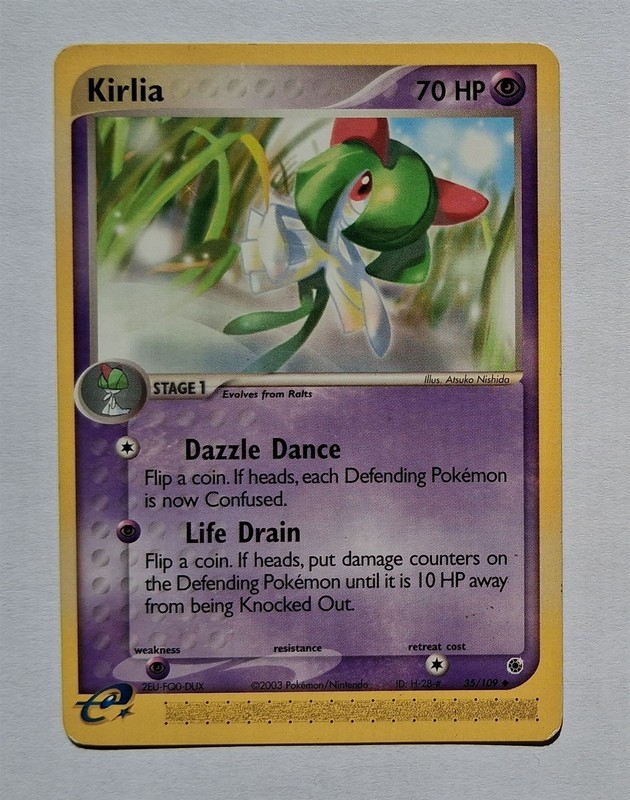 Pokemon – Kirlia – Ruby & Sapphire 35/109 – Uncommon – LP