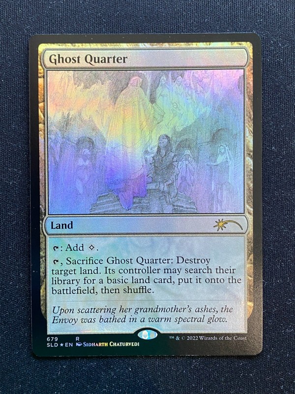 Ghost Quarter (SKETCH FOIL) – Sidharth Chaturvedi Secret Lair (MTG)