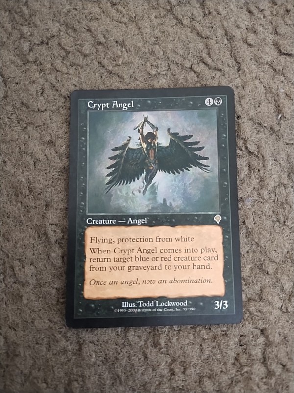 MTG Crypt Angel Invasion Regular, See Desc