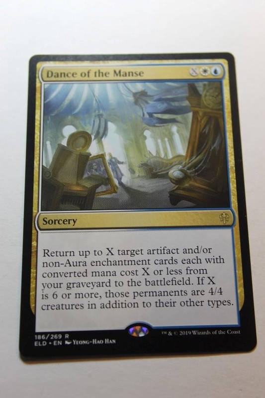 MTG Dance of the Manse x1- -Throne of Eldraine-Lightly Played