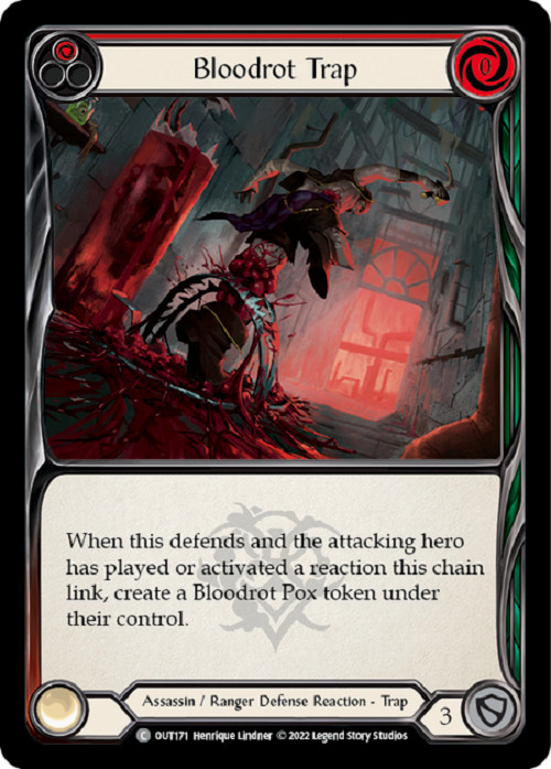 X3 BLOODROT TRAP (RED) *FLESH AND BLOOD – OUTSIDERS*