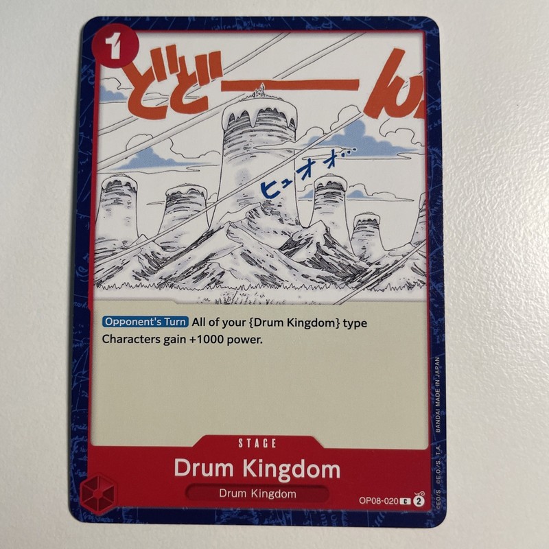 Drum Kingdom OP08-020 (C) Two Legends – One Piece CCG Regular – NM