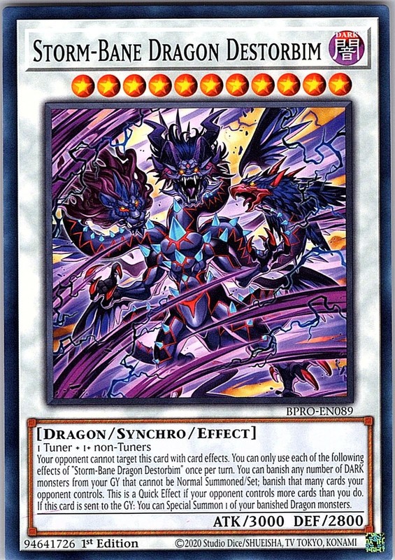Storm-Bane Dragon Destorbim BPRO-EN089 Burst Protocol Yu-Gi-Oh NM