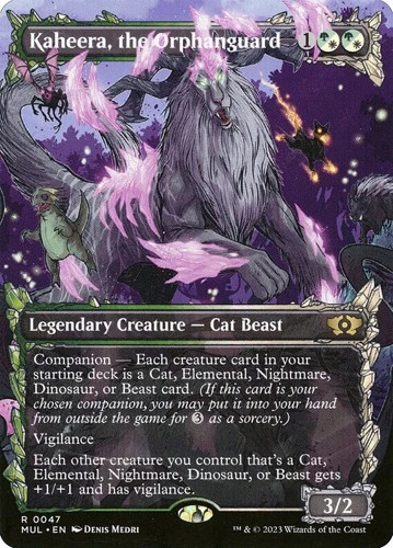Kaheera, the Orphanguard – Extended Art Showcase MUL NM MTG