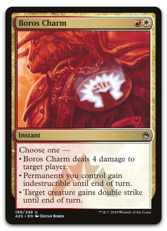 Boros Charm #199 (NM) Masters 25 A25 Magic MTG