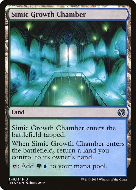 Simic Growth Chamber 249 UC Iconic Masters Magic: The Gathering NM/M