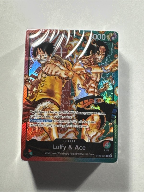 ONE PIECE ENGLISH TCG: (ST-30) Starter Deck EX: Luffy & Ace BRICK ONLY SEALED