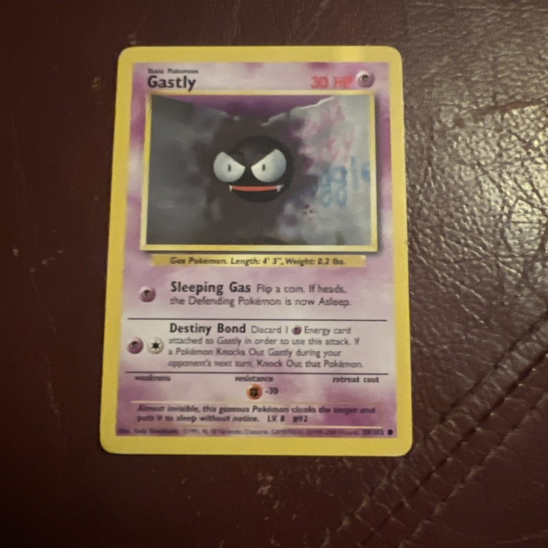 Gastly 050/102 Base Set Regular