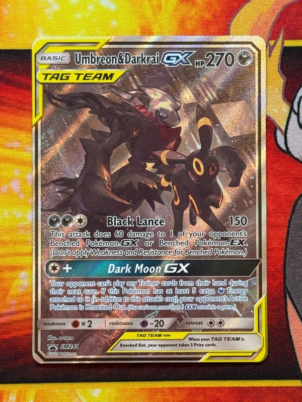 Umbreon & Darkrai GX SM214 Promo – Pokemon Sun & Moon Promos – NM