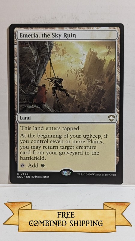 Emeria, the Sky Ruin Commander: Secrets of Strixhaven Regular