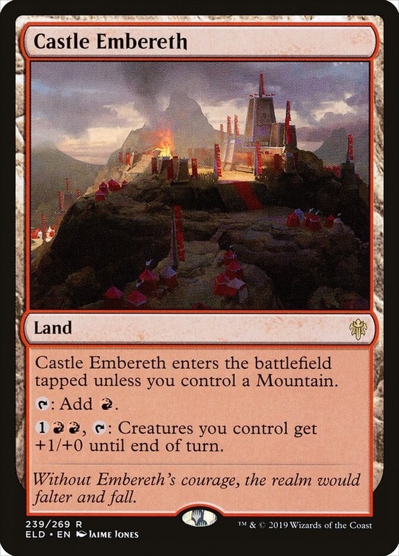 Castle Embereth 239/269 Non Foil Rare Throne of Eldraine MTG Near Mint