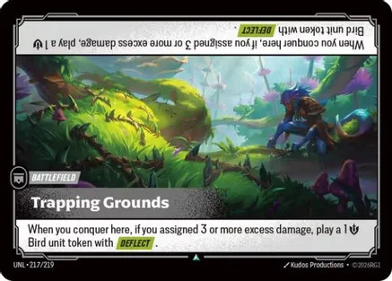 Trapping Grounds 217/219 Uncommon (Foil) Riftbound Unleashed Card