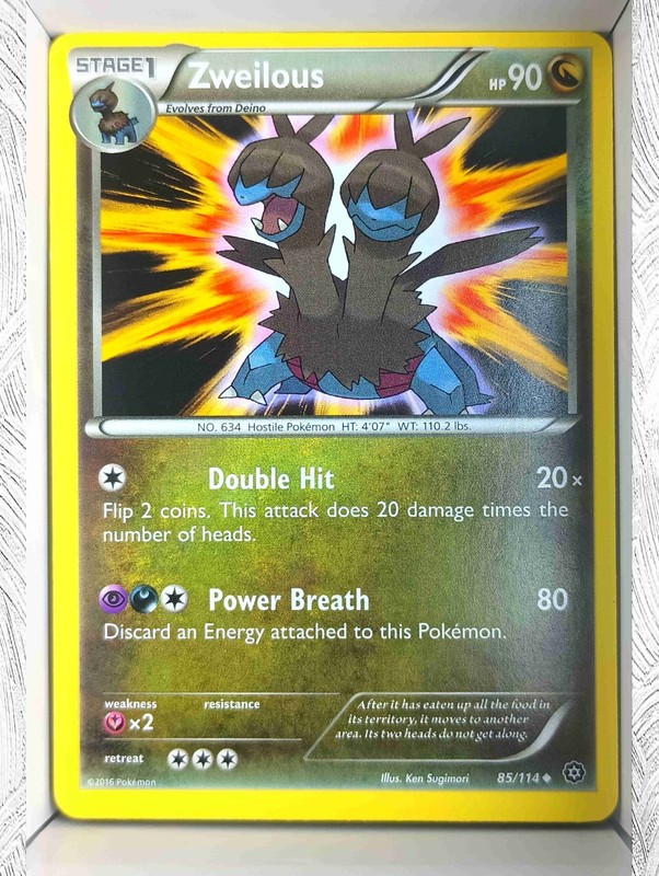Zweilous 85/114 2016 English XY Steam Siege
