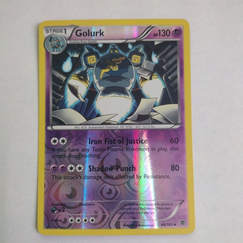 Golurk 46/101 Reverse Holo – Plasma Blast – Pokemon | Same Day Shipping!