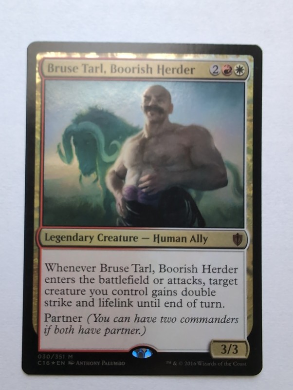 MTG Bruse Tarl Boorish Herder (C16) Commander 2016 Foil Mythic 030/351