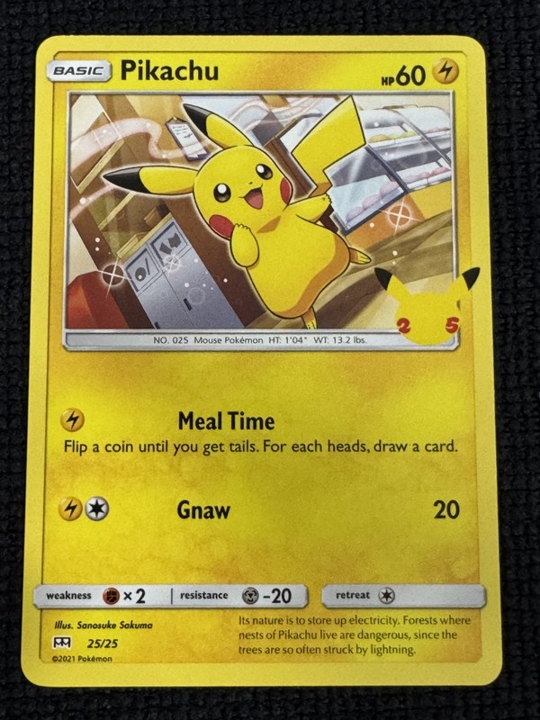 Pikachu 025/025 McDonald’s 25th Anniversary Regular