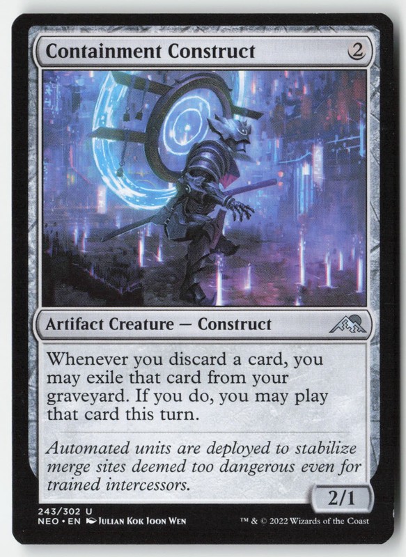 MTG – Containment Construct #243 – Regular – NEO Kamigawa: Neon Dynasty