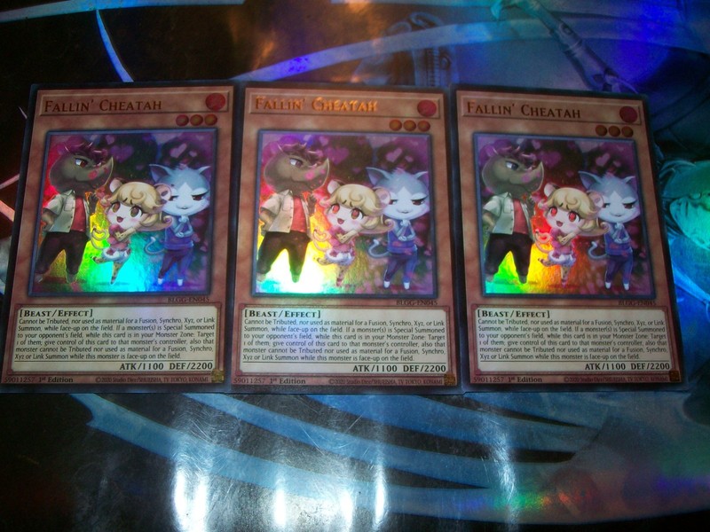 3x Fallin’ Cheatah 1st Edition Ultra Rare BLGG-EN045 Yu-Gi-Oh!