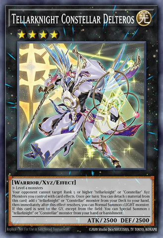 1x Tellarknight Constellar Delteros Secret Rare BLGG-EN019